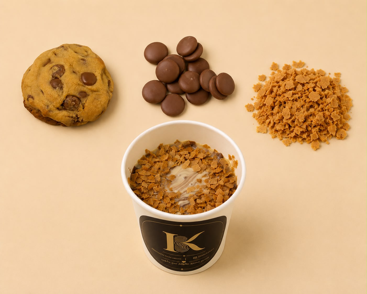 Crunchy cookie cup -pickup only
